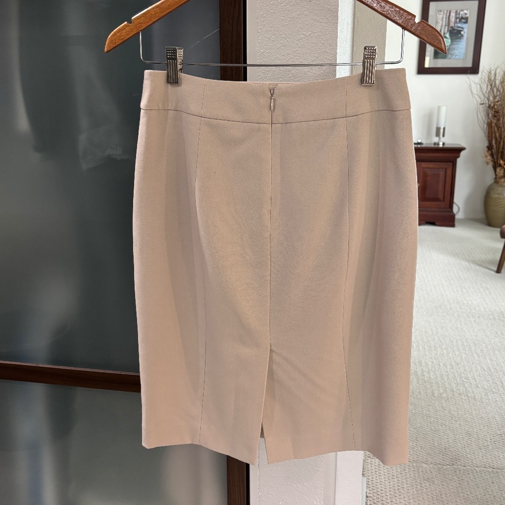 Calvin Klein Pencil Skirt -Beige/Cream Size 2 - Picture 3 of 9